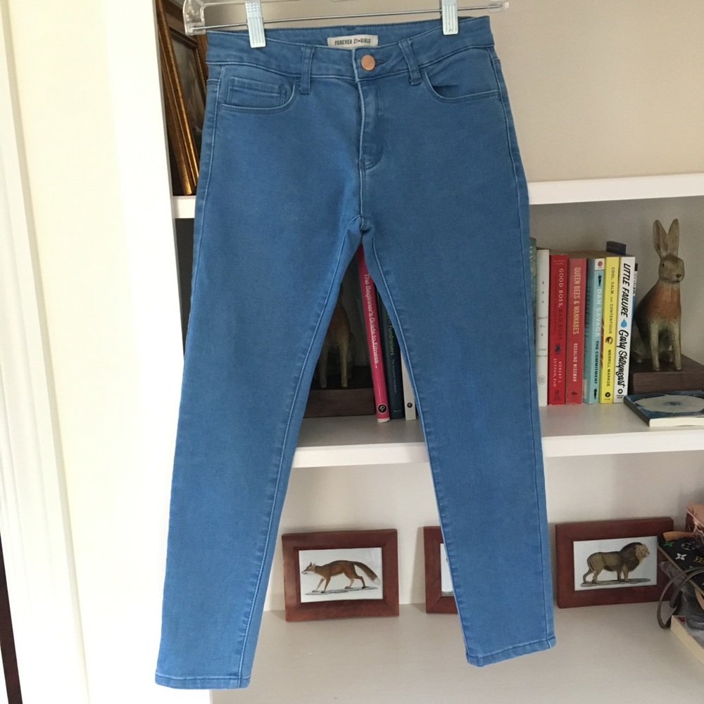 Forever 21 Girls Skinny High Rise Jeans 9 10